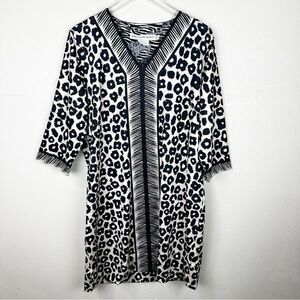 Gretchen Scott Cheetah Tunic Swim Cover